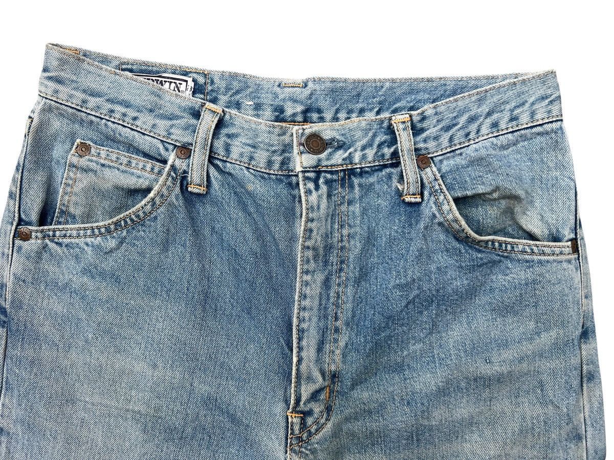 Edwin Vintage Edwin Japan Distressed Denim Jeans 31x32 Size US 31 - 6 Thumbnail
