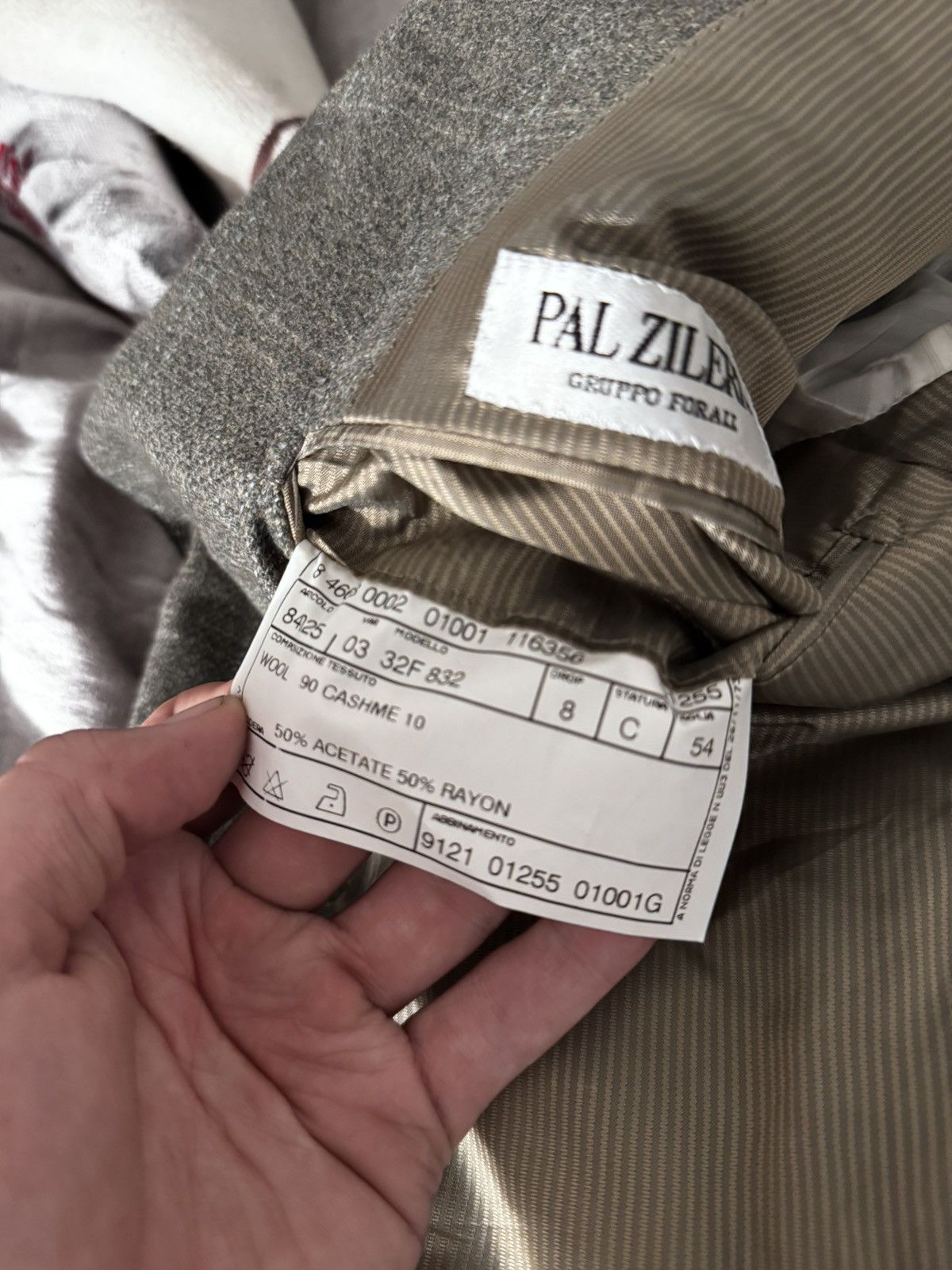 Pal Zileri Pal Zileri Wool-Cashmere Blazer - 54R (US 44R) Size 44R - 7 Thumbnail