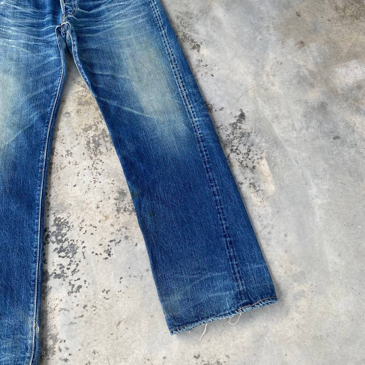 Sugar Cane Vintage Sugar Cane Lot 902 Selvedge Grunge Frayed StarPrint Size US 31 - 3 Thumbnail
