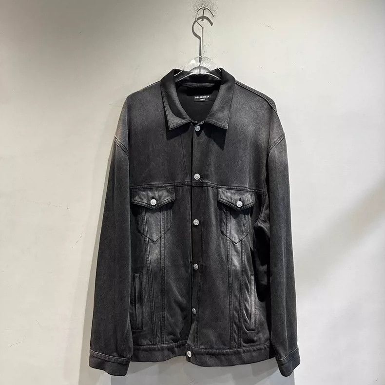 ジャケット・アウター BALENCIAGA DENIM TRACK JACKET Balenciaga Balenciaga Denim Track Jacket | Grailed