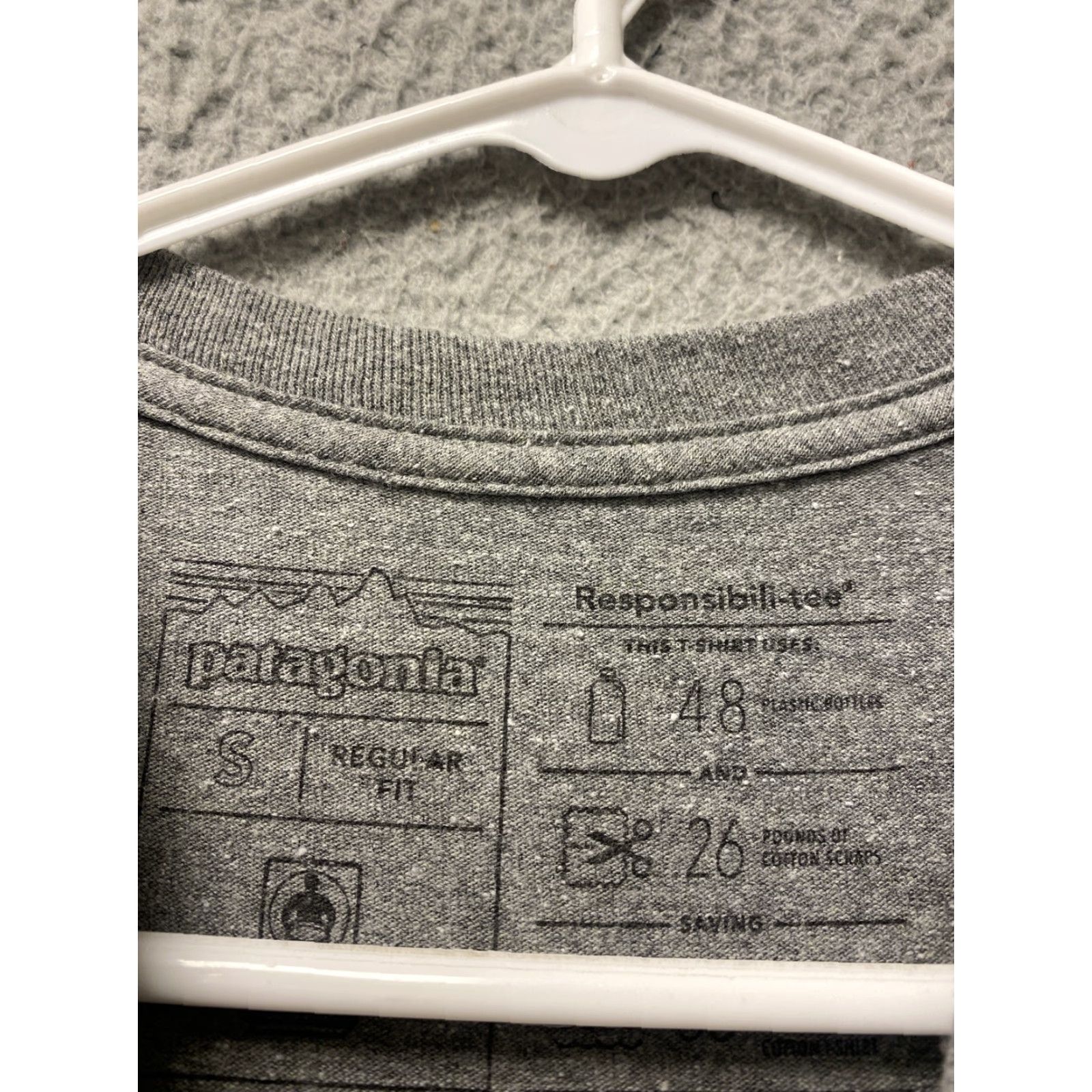 Patagonia Patagonia Shirt Mens Small Gray Organic Cotton Long Sleeve/114-40 Size US S / EU 44-46 / 1 - 3 Thumbnail