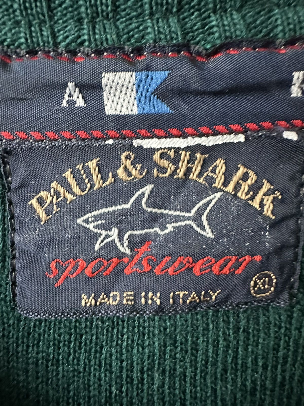 Paul & Shark 90’s Paul & Shark green vintage sweater wool jumper yachting Size US XL / EU 56 / 4 - 4 Thumbnail