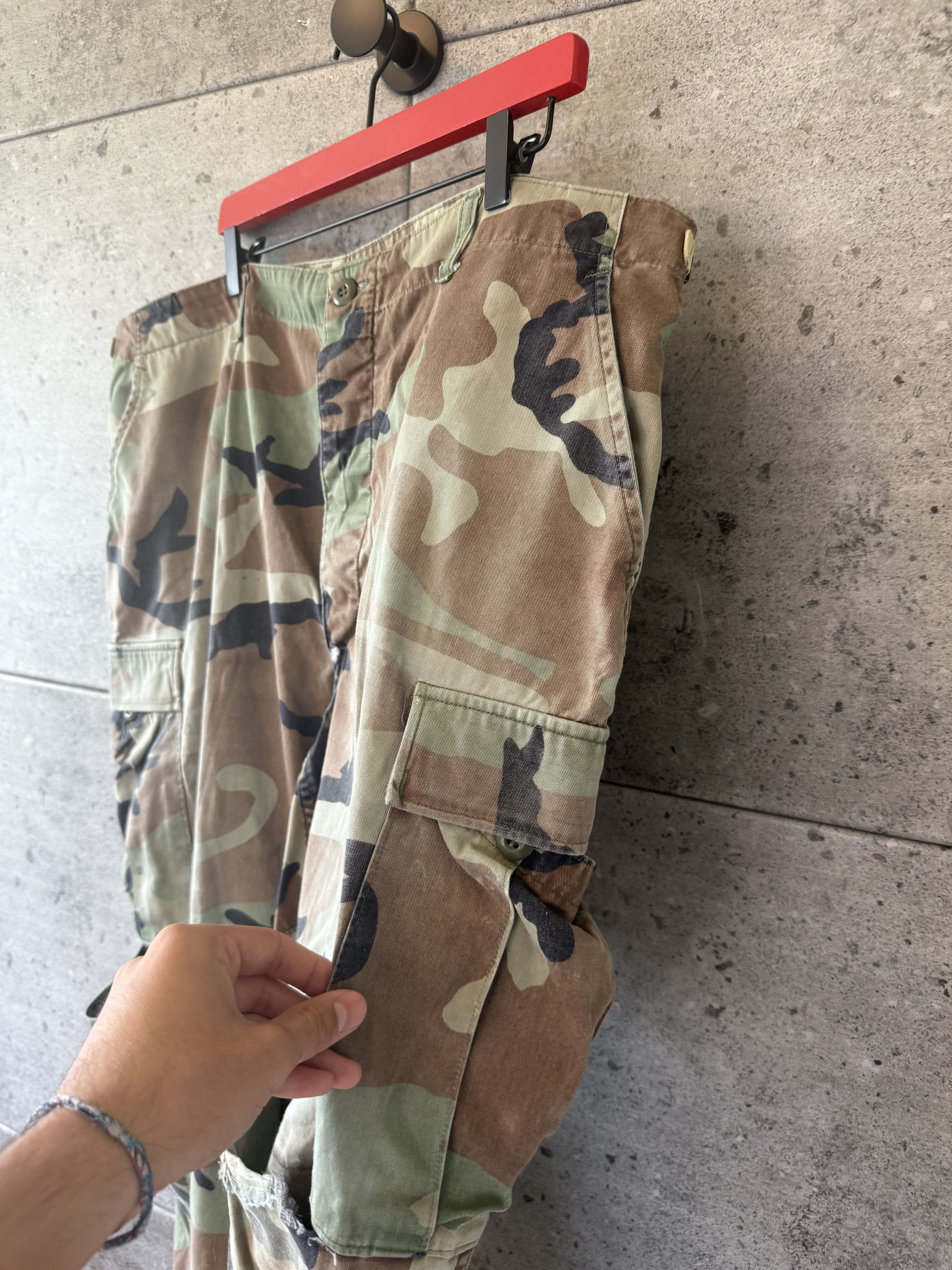 Vintage Vintage army camouflage baggy cargo pants Size US 40 / EU 56 - 6 Thumbnail