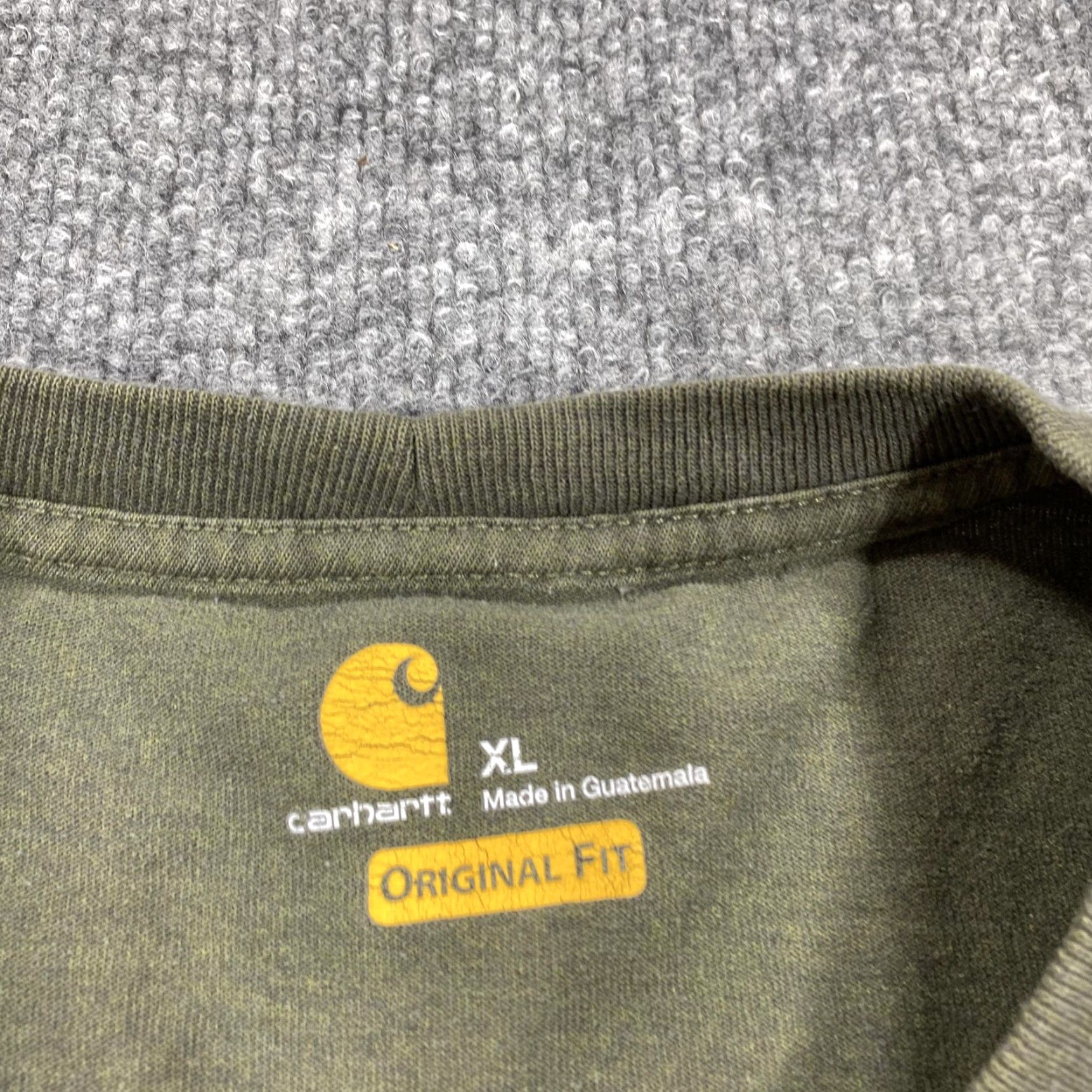 Carhartt Carhartt Shirt Mens XL Green Long Sleeve Logo Graphic Original Fit Tee Casual Size US XL / EU 56 / 4 - 3 Thumbnail