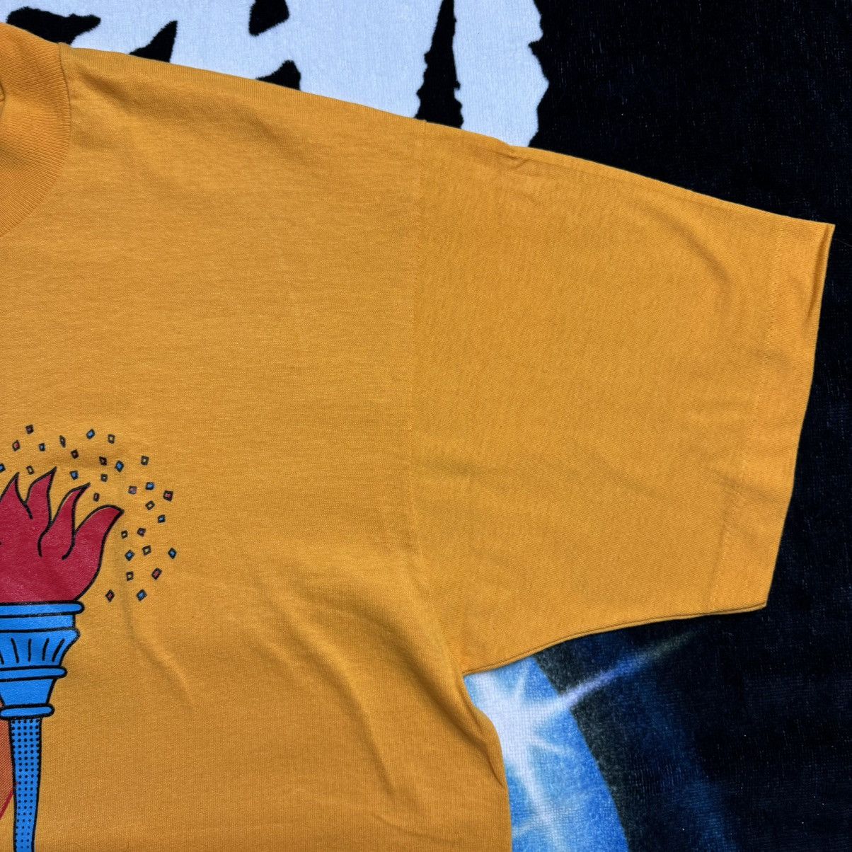Fruit Of The Loom × Vintage 90's Jesus Tee Size US L / EU 52-54 / 3 - 6 Thumbnail