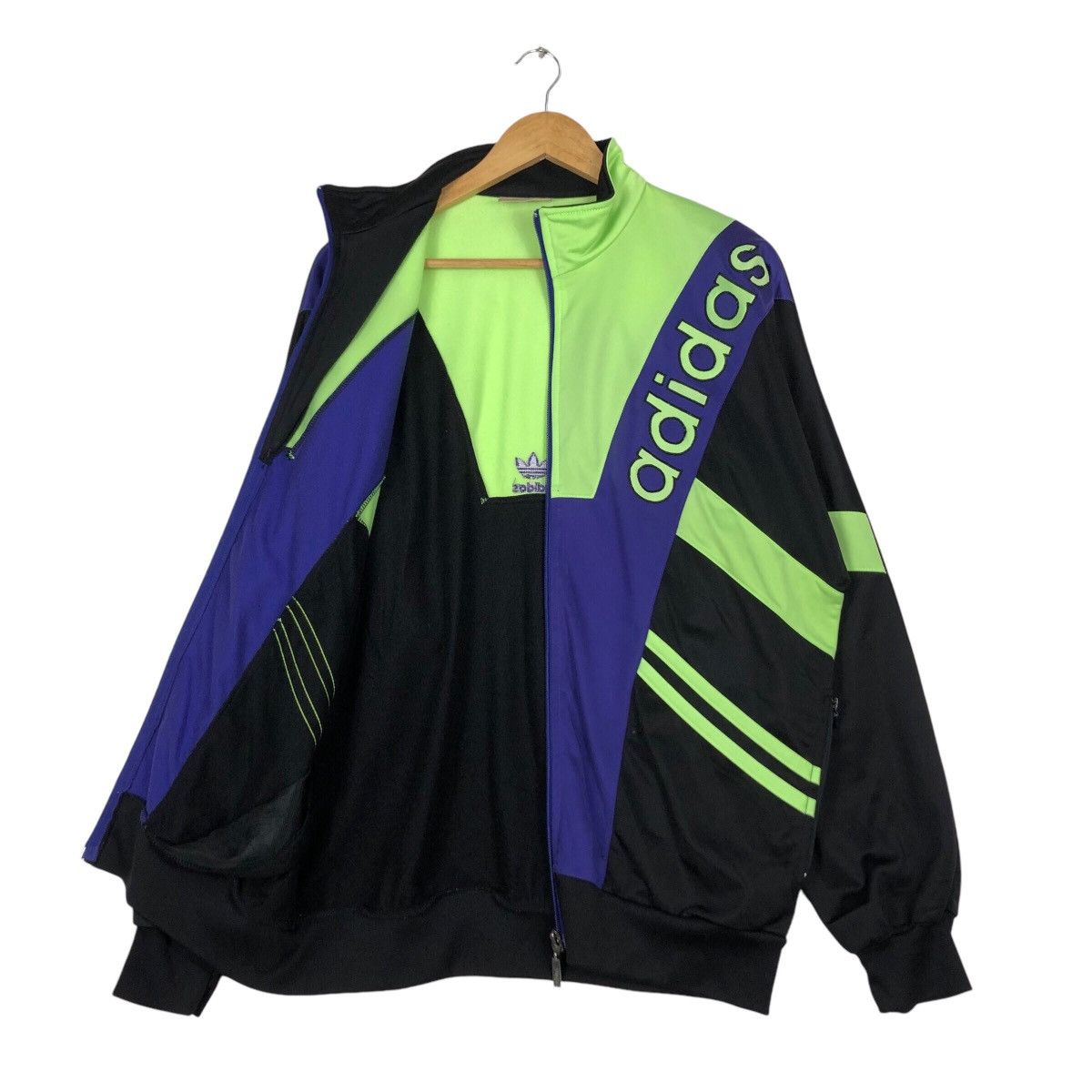 Adidas Adidas Vintage Jacket 90s Japan Production Medium Size US M / EU 48-50 / 2 - 9 Thumbnail