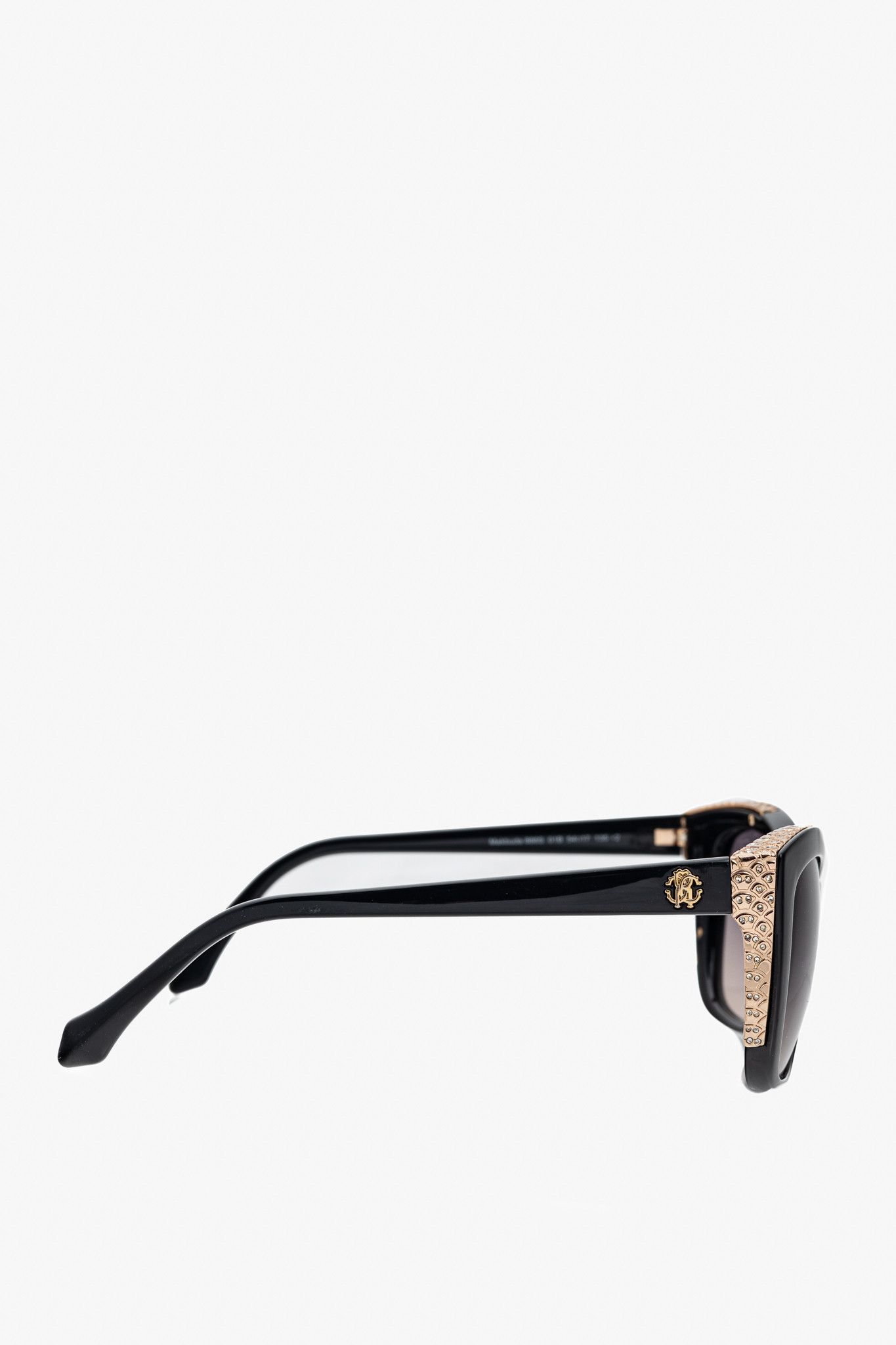 Roberto Cavalli Roberto Cavalli Mekbuda Rhinestone Snakeskin Sunglasses Size ONE SIZE - 3 Thumbnail