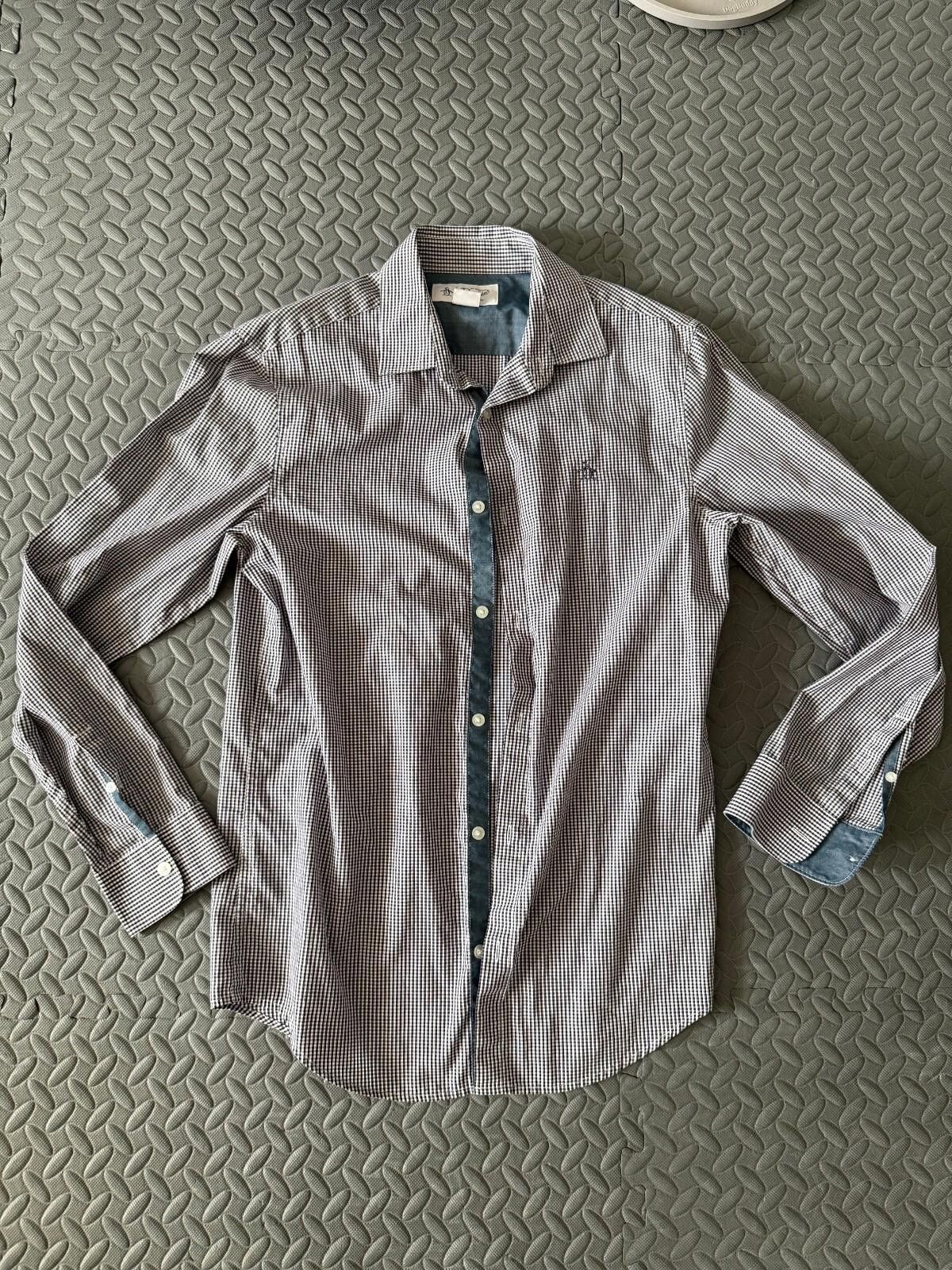 Original Penguin Penguin Shirt Men Button-Up Long Sleeve, Size: Small Size US S / EU 44-46 / 1 - 1 Thumbnail
