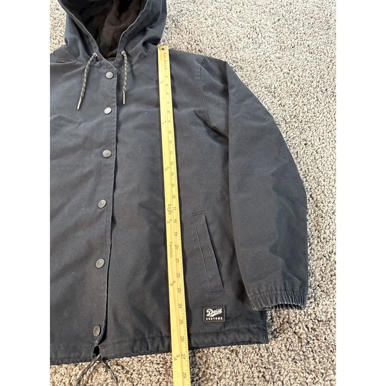 Deus Ex Machina Deus Ex Machina Hooded Canvas Jacket Men M Black Size US M / EU 48-50 / 2 - 2 Thumbnail