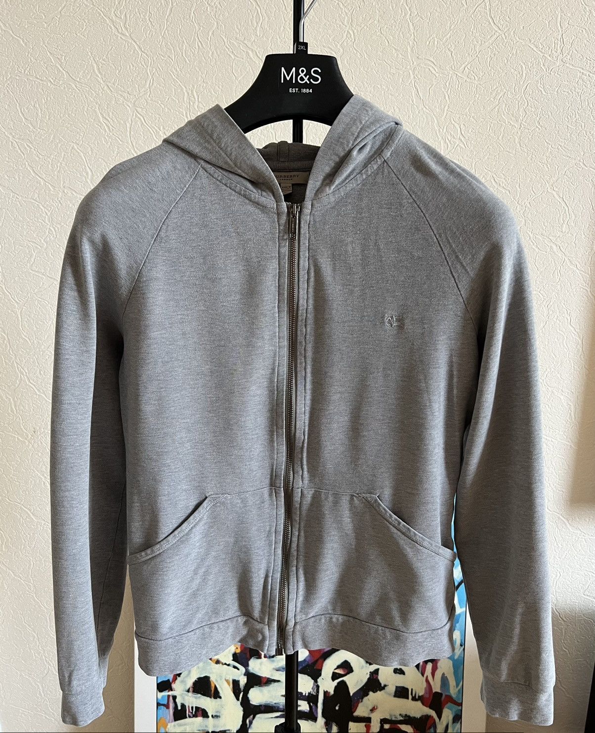 🔥Luxury🔥Burberry Novacheck Zip Hoodie