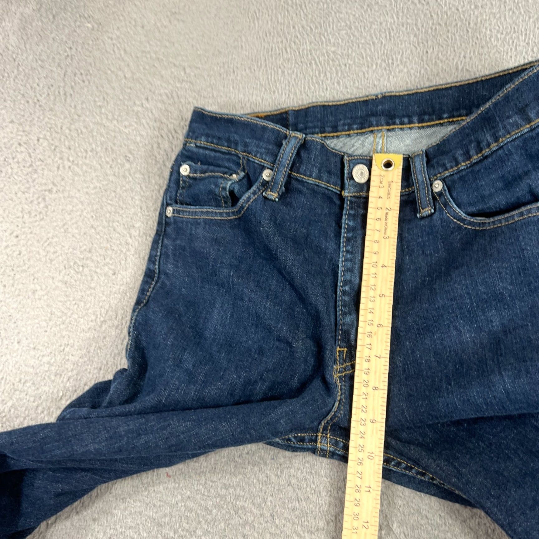 Levi's Levi's Jeans 513 Slim Straight 30x30 Mens Blue Wash Denim 5-Pocket Design Vintage No Size US 30 / EU 46 - 4 Thumbnail