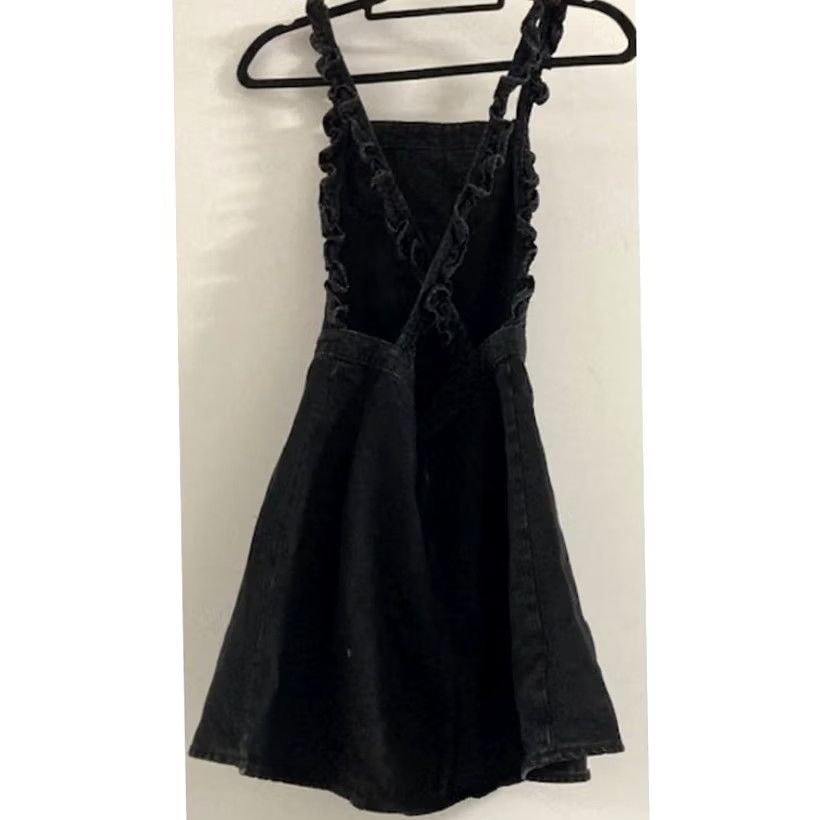 Vintage ASOS DESIGN Black Dress Solid Sleeveless Short Women Size 6 Size 28" / US 6 / IT 42 - 2 Thumbnail