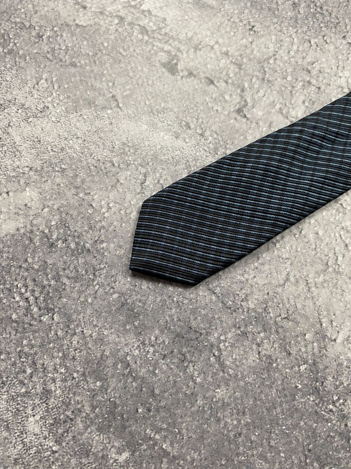 Yves Saint Laurent Vintage Yves Saint Laurent YSL Tie Striped Made in Italy Size ONE SIZE - 15 Thumbnail