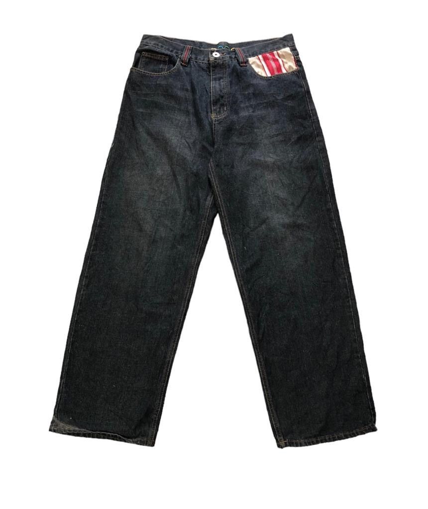 Coogi Baggy Jeans Embroidered Ice Logo