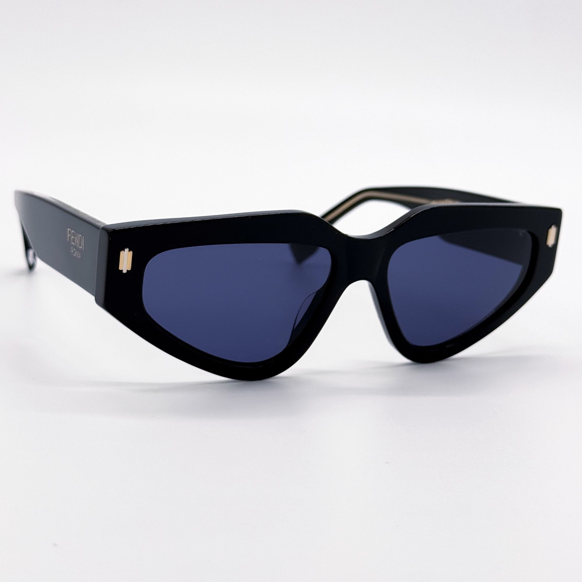 Fendi NEW FENDI SUNGLASSES FE40163U 01V BLACK/BLUE WOMEN EYEWEAR Size ONE SIZE - 4 Thumbnail
