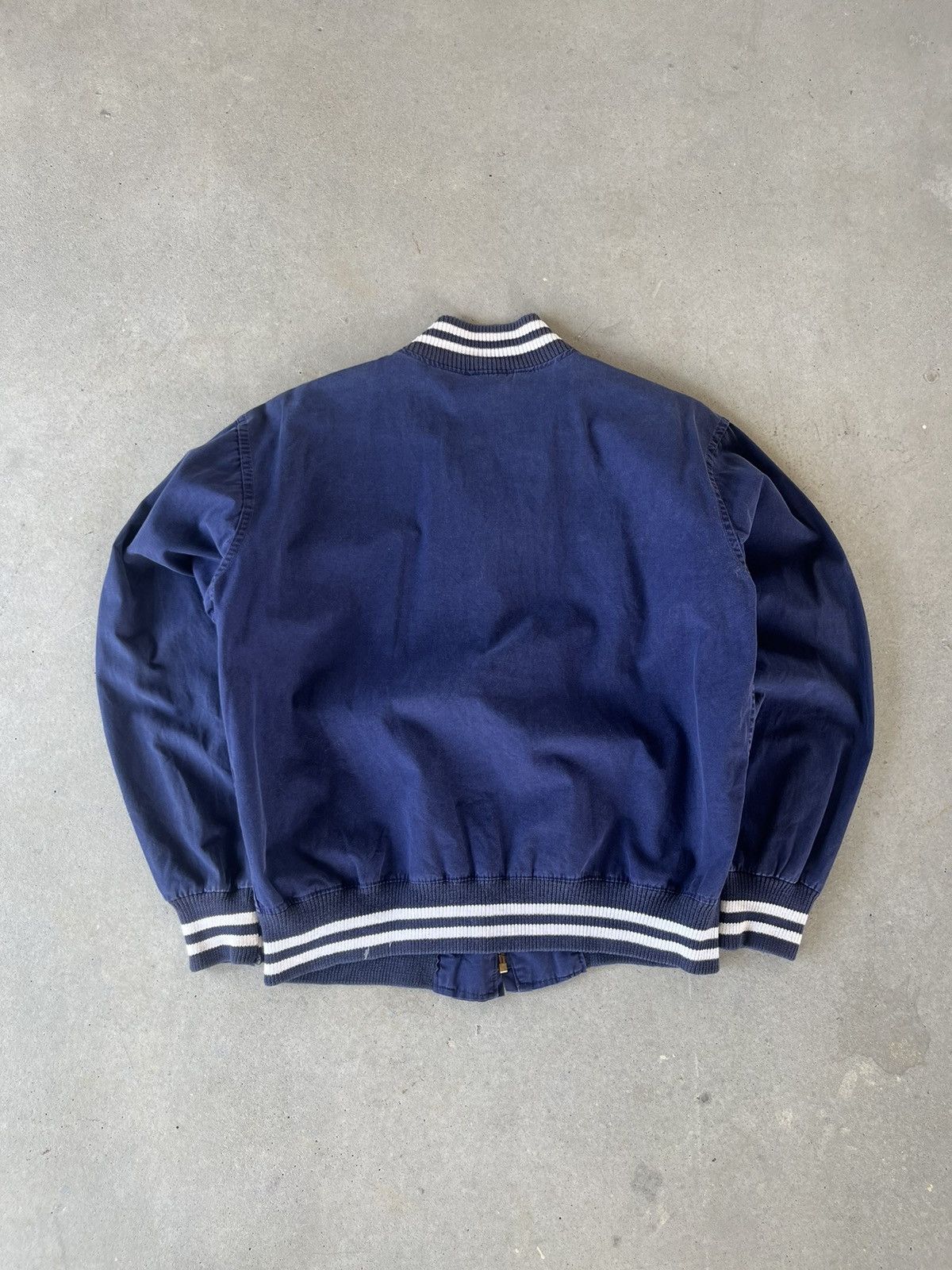 Champion Vintage 1960s Champion Zip Up Navy Jacket Size US M / EU 48-50 / 2 - 2 Thumbnail