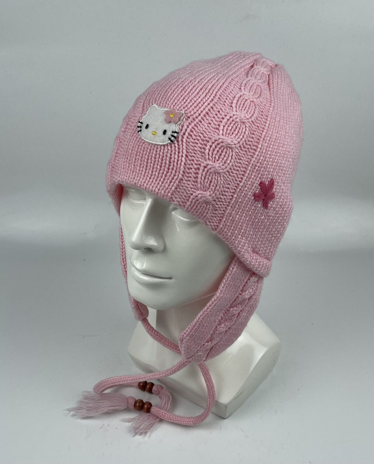 image of Anima Hello Kitty Trapper Hat Winter Hat in Pink, Men's
