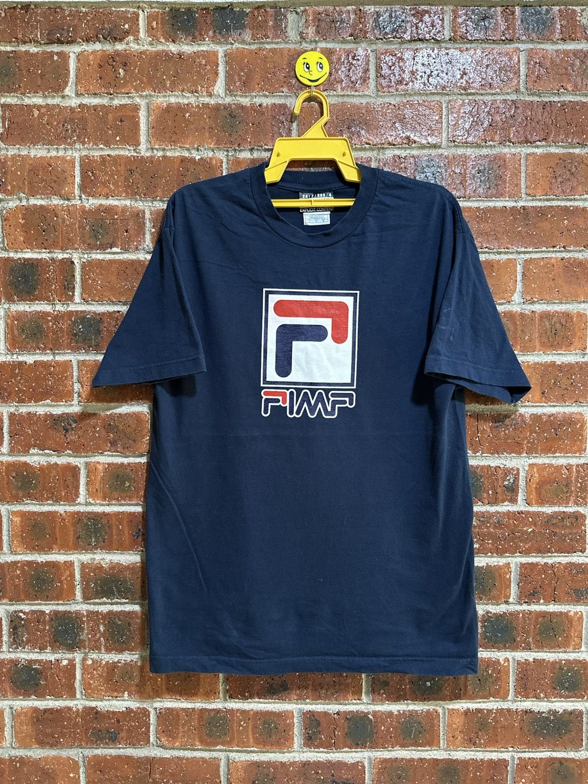 Alstyle × Fila × Vintage Vintage Fila X Optopusarmy Faded Tee Size US L / EU 52-54 / 3 - 1 Thumbnail