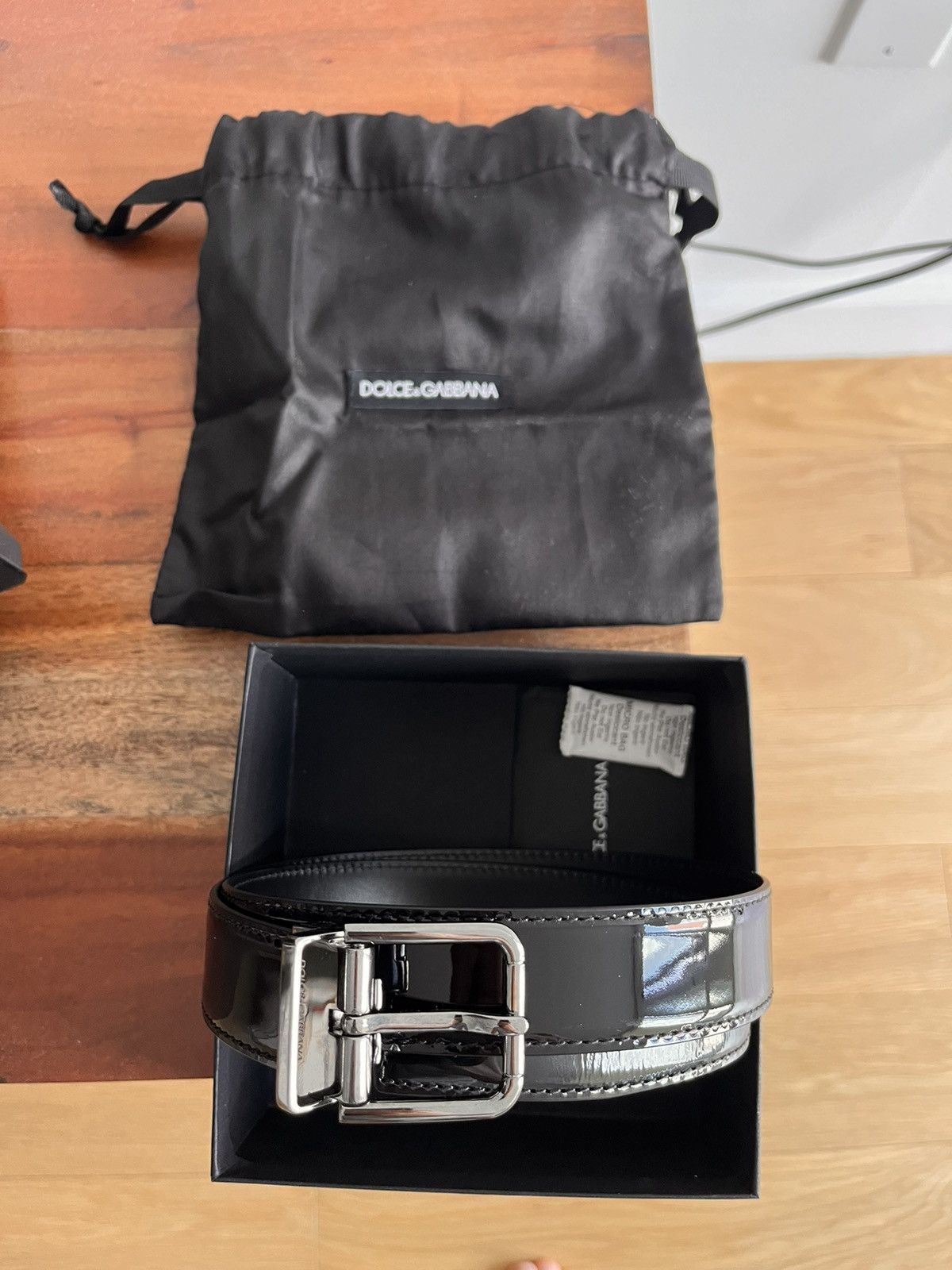 Dolce & Gabbana Dolce & Gabbana Leather Belt Size 30 - 3 Thumbnail