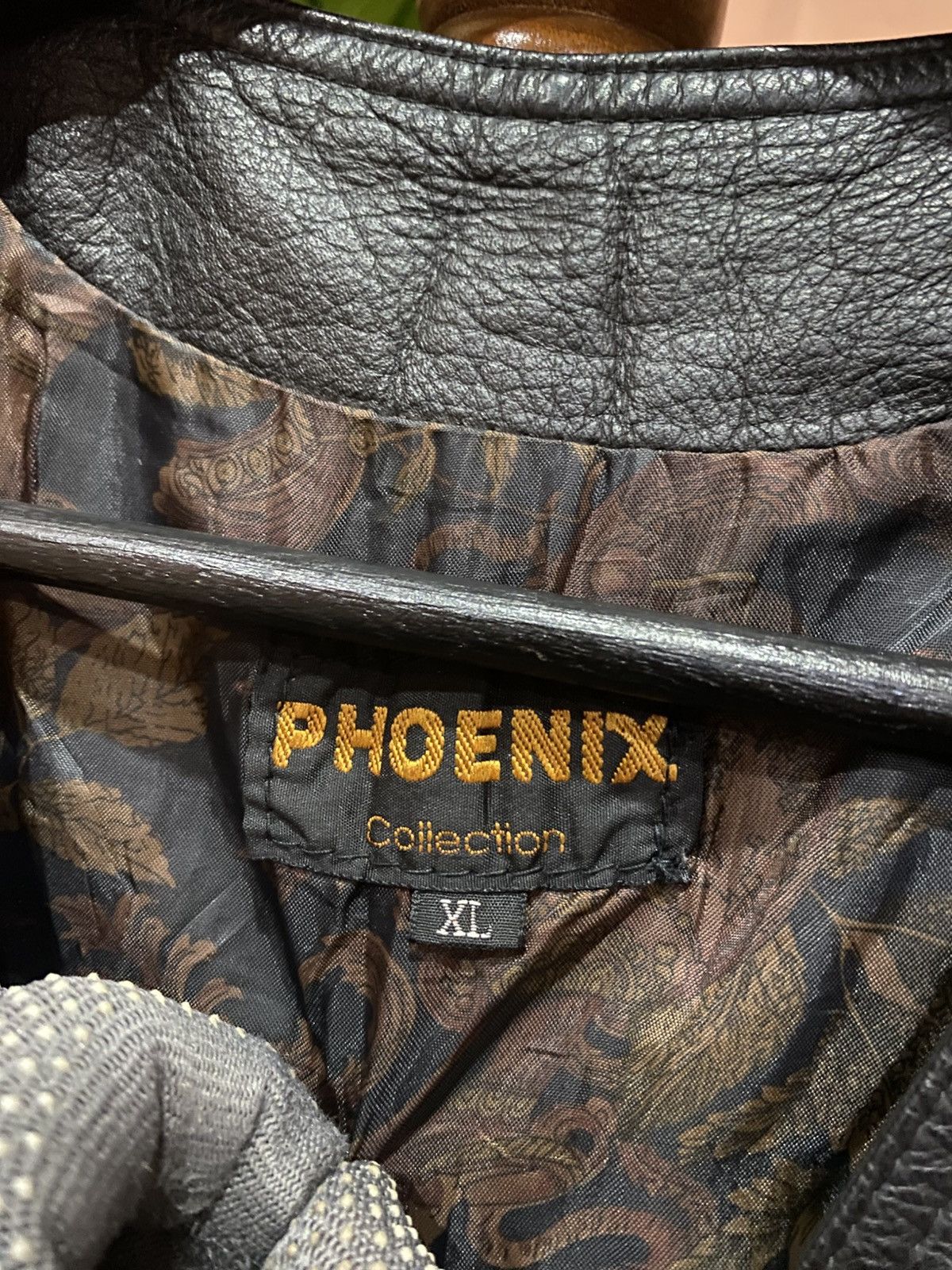 Phoenix Clothing Vintage PHOENIX Black Leather Western Biker Style Size L / US 10 / IT 46 - 9 Thumbnail