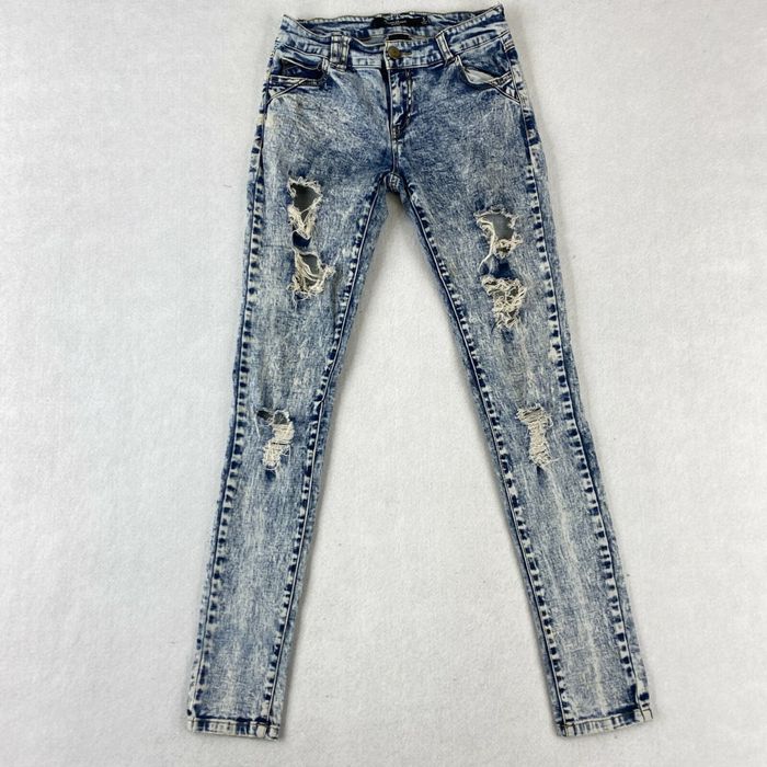 Vintage Boom Boom Denim Jeans Juniors 5 Blue 5-Pocket Skinny Ankle ...