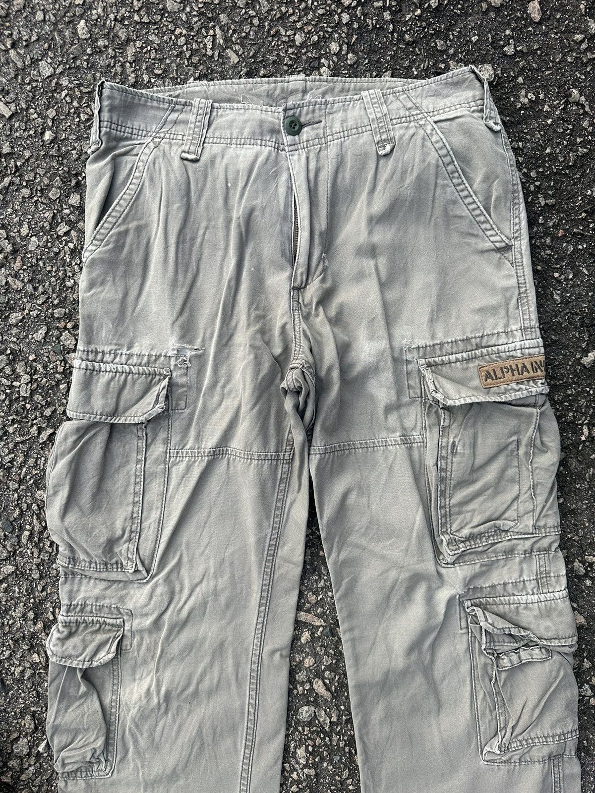 Alpha Industries CARGO PANTS ALPHA INDUSTRIES VINTAGE JAPANESE BRANDED Size US 31 - 4 Thumbnail