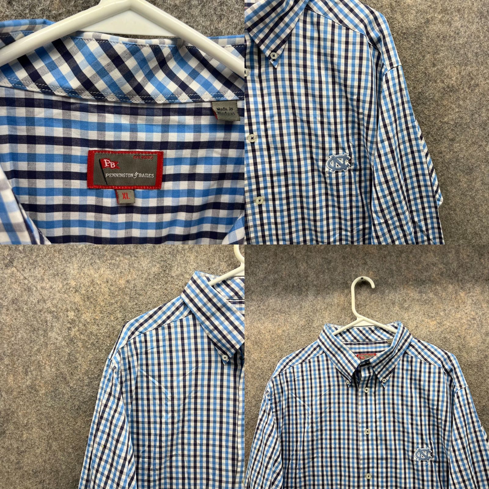 Vintage Pennington & Bailes Shirt Men XL Check Blue Button-Down New Vintage Casual Logo Check N/A Size US XL / EU 56 / 4 - 8 Thumbnail