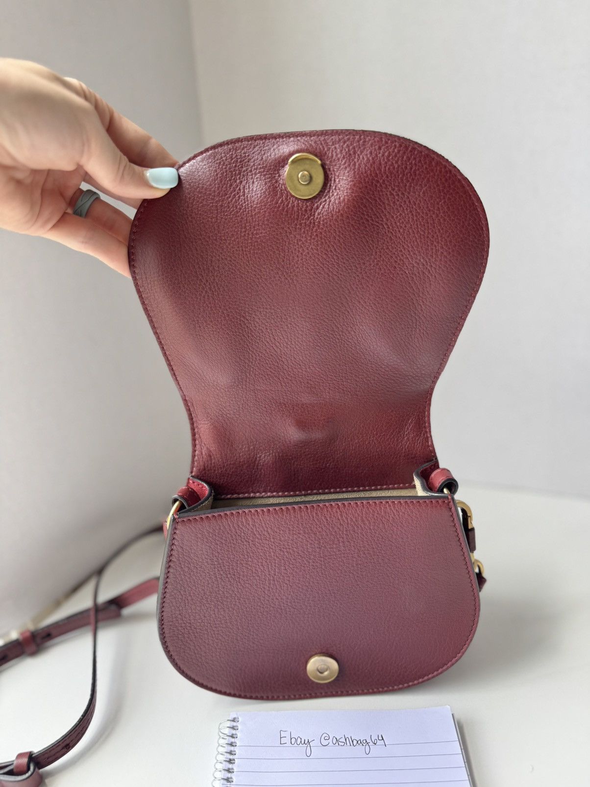 Chloe Chloé Nile Minaudière Bracelet Bag Burgundy Size ONE SIZE - 9 Thumbnail