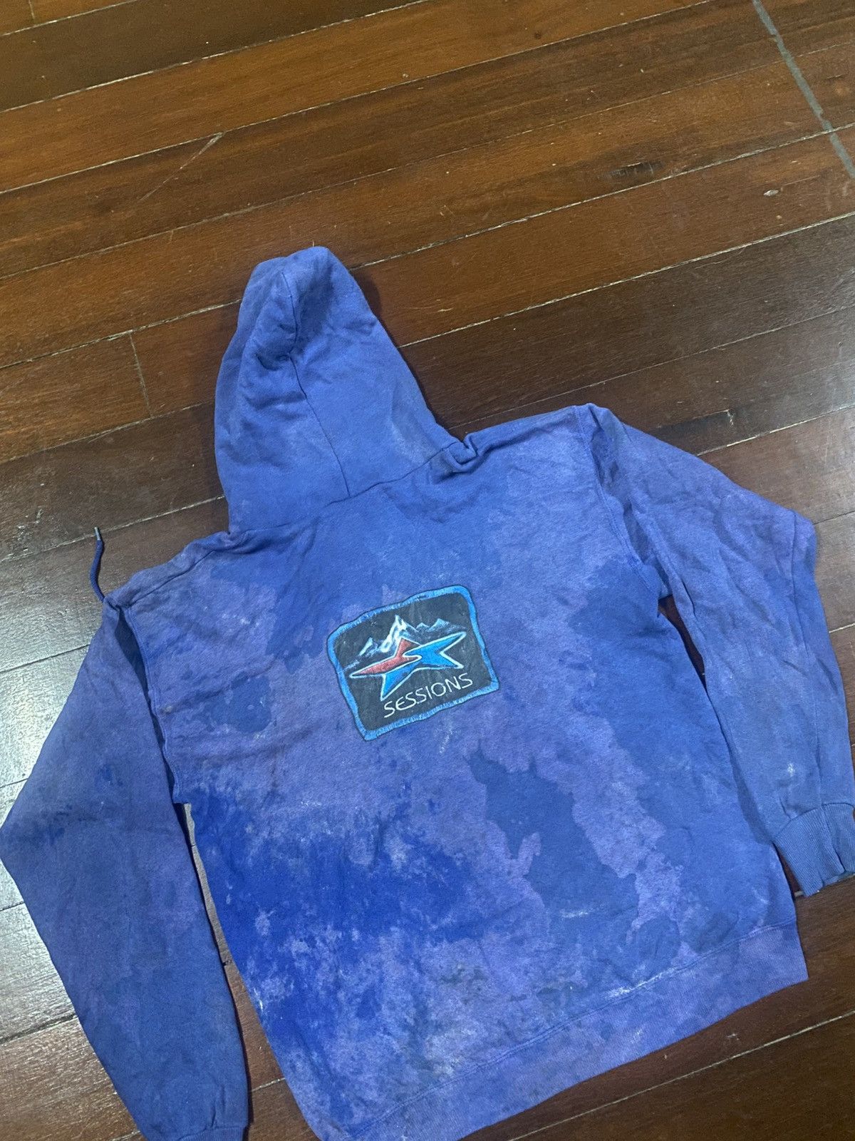 Hook-Ups Vintage seesions skates hoodie distressed faded trashed Size US M / EU 48-50 / 2 - 10 Thumbnail
