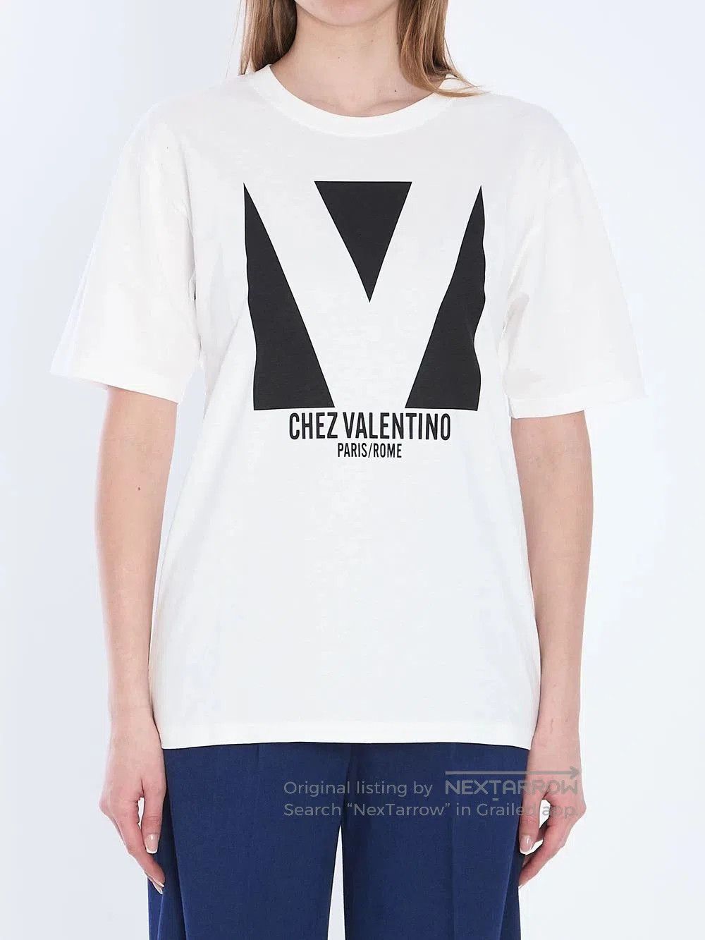 Valentino valentino garavani women's t-shirt with logo. Size US XS / EU 42 / 0 - 2 Thumbnail