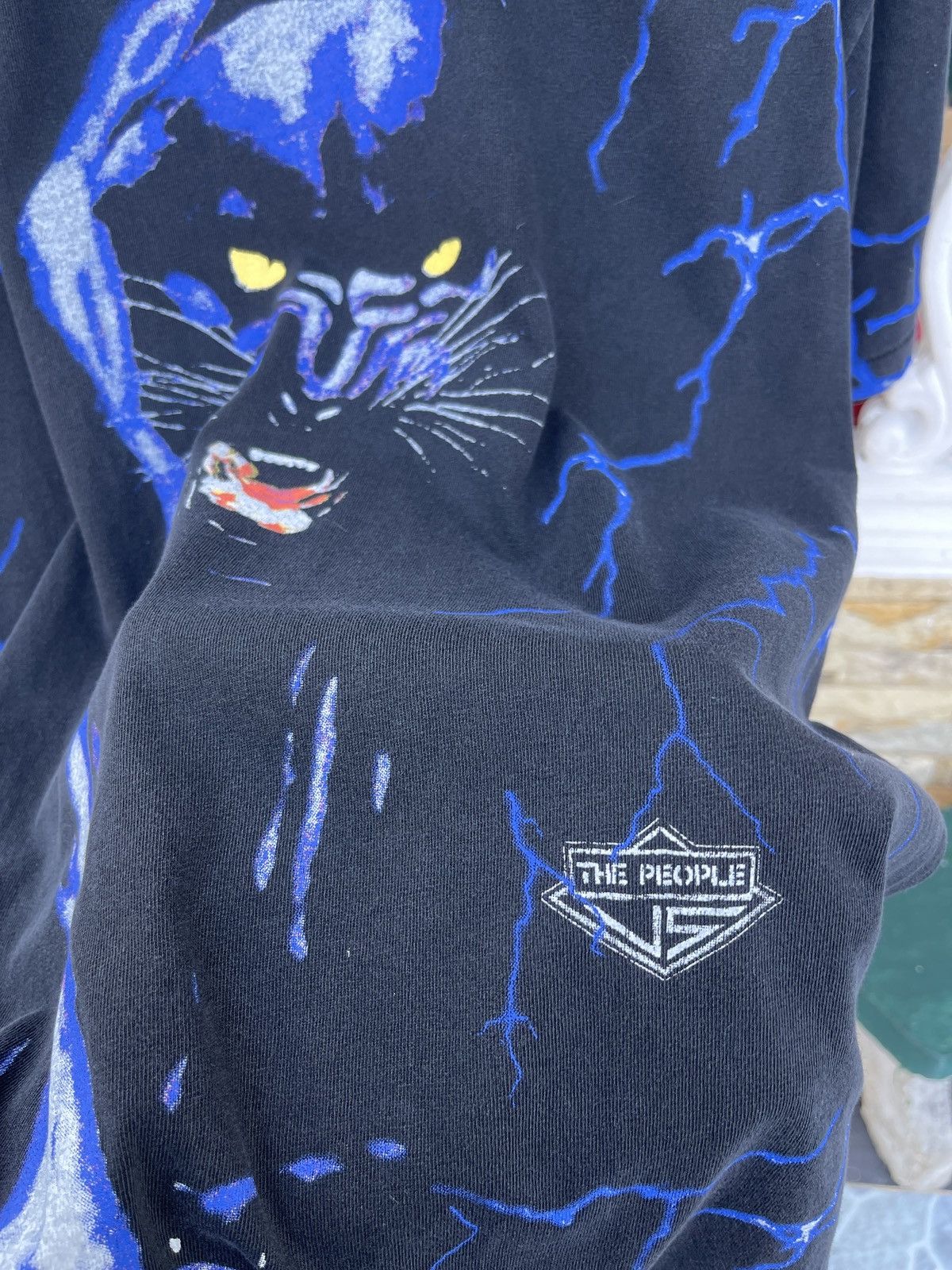 The People Vs. Last Drop🔥The People Vs Panther Thunder Shirt Lightning Aop Size US L / EU 52-54 / 3 - 5 Thumbnail
