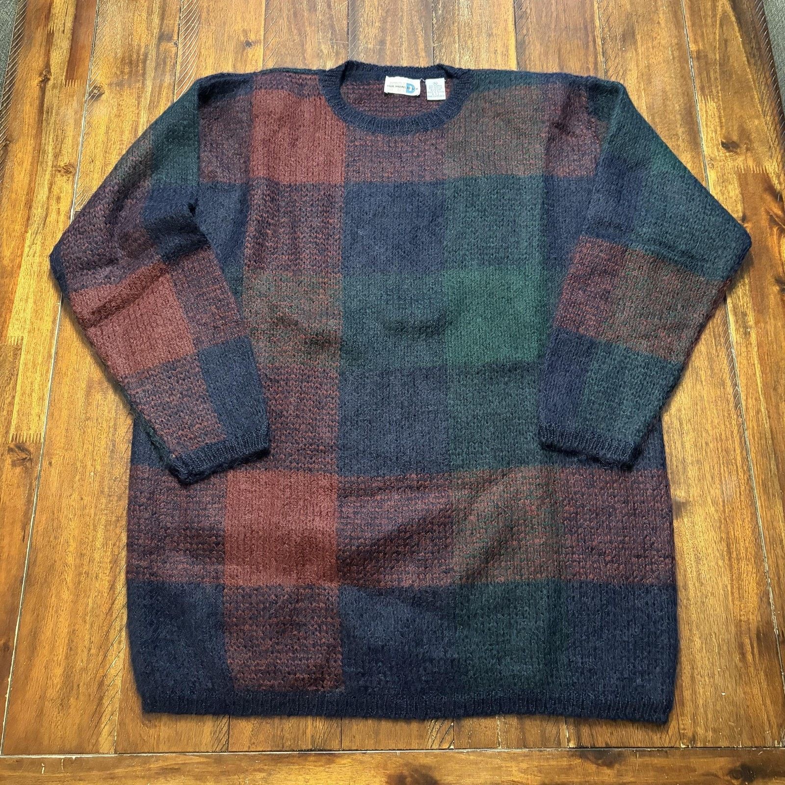 Vintage Vtg Paul Harris Design Sweater Womens XL Mohair Knit 90s Size XL / US 12-14 / IT 48-50 - 2 Thumbnail
