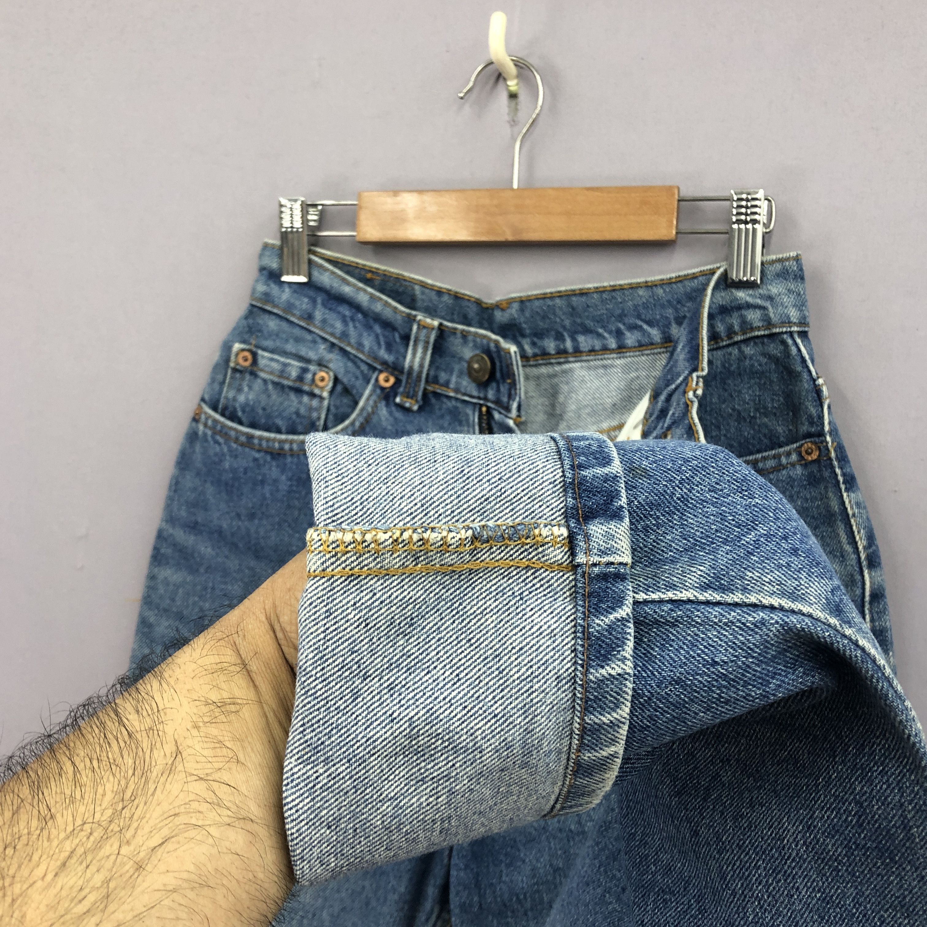 Levi's Vintage Levis Stone Wash Jeans Levi's Faded Stonewash Denim Size 24" / US 00 / IT 34 - 9 Thumbnail