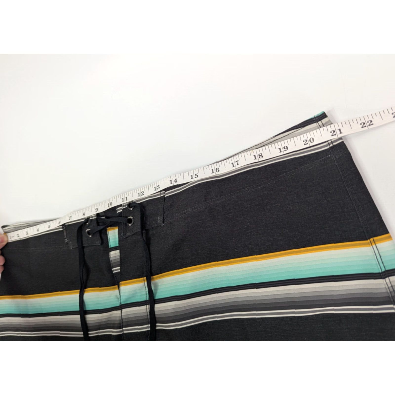 Hurley Hurley Serape Stripe Trunk Swim Board Shorts Men Size 38 Swimwear Beach Summer Multicolor Pockets Drawstring Lightweight Stretch Size US 38 / EU 54 - 5 Thumbnail