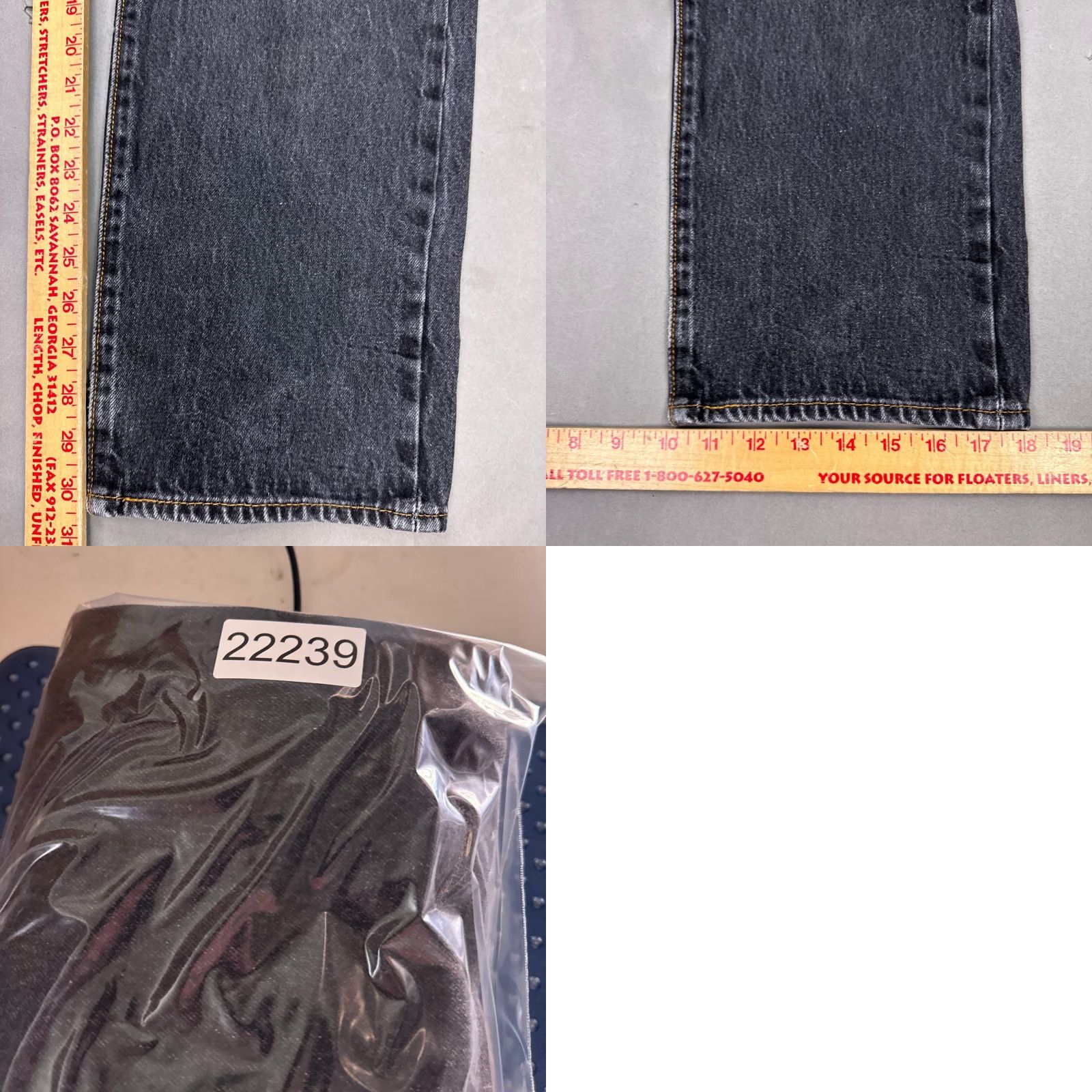 Levi's VINTAGE Levis 501 Jeans Mens 36x30 Black Denim Button Fly Dark Faded 90s Style Mens Boys Girls? Size US 38 / EU 54 - 10 Thumbnail