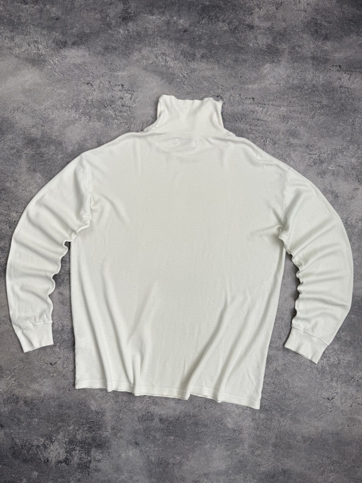 Sunspel Sunspel White Turtleneck Long Sleeve T-Shirt Tee Vintage Y2K Size US L / EU 52-54 / 3 - 16 Thumbnail