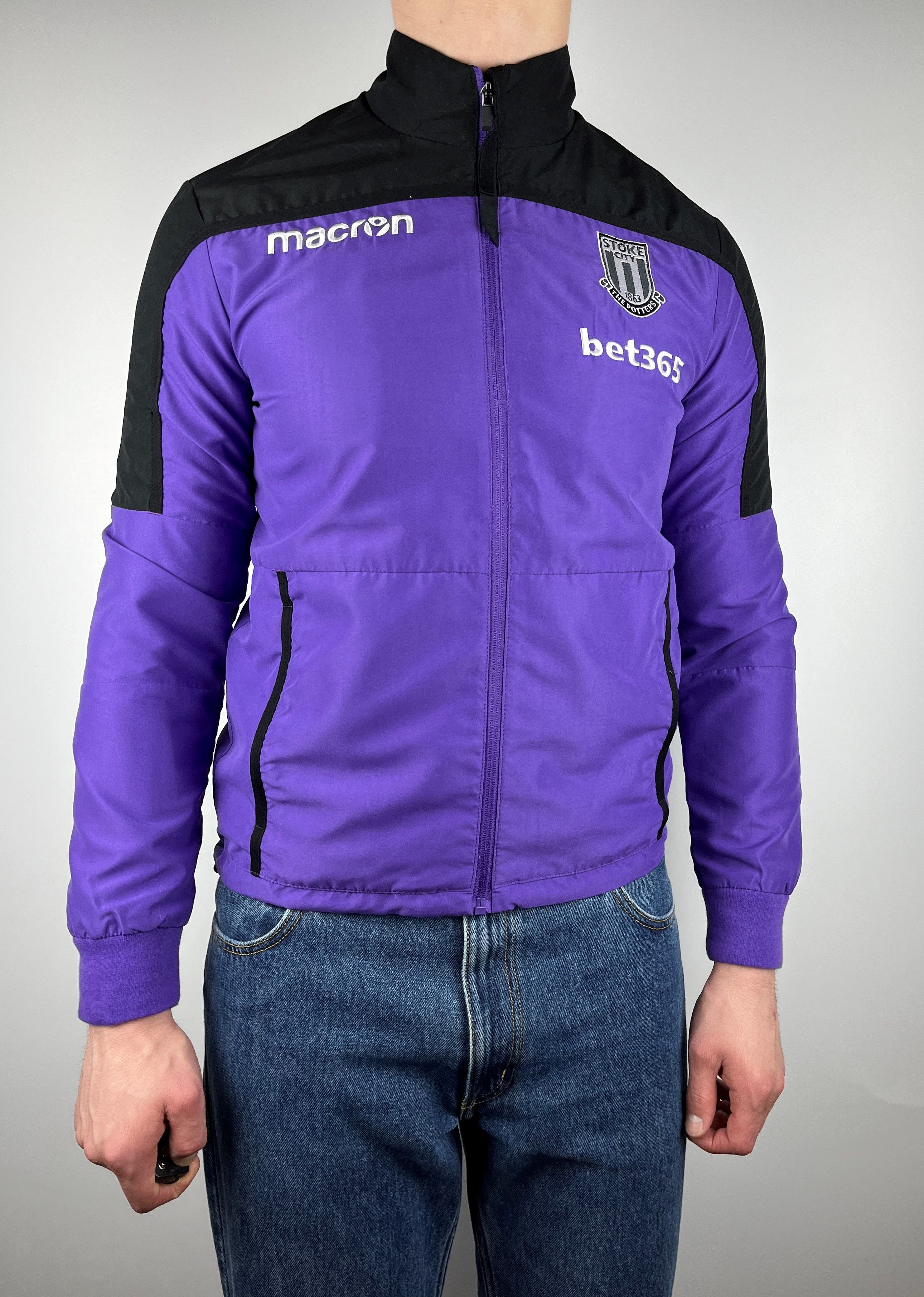 Macron Macron FC Stoke City Track Jacket Football Soccer Size US S / EU 44-46 / 1 - 2 Thumbnail