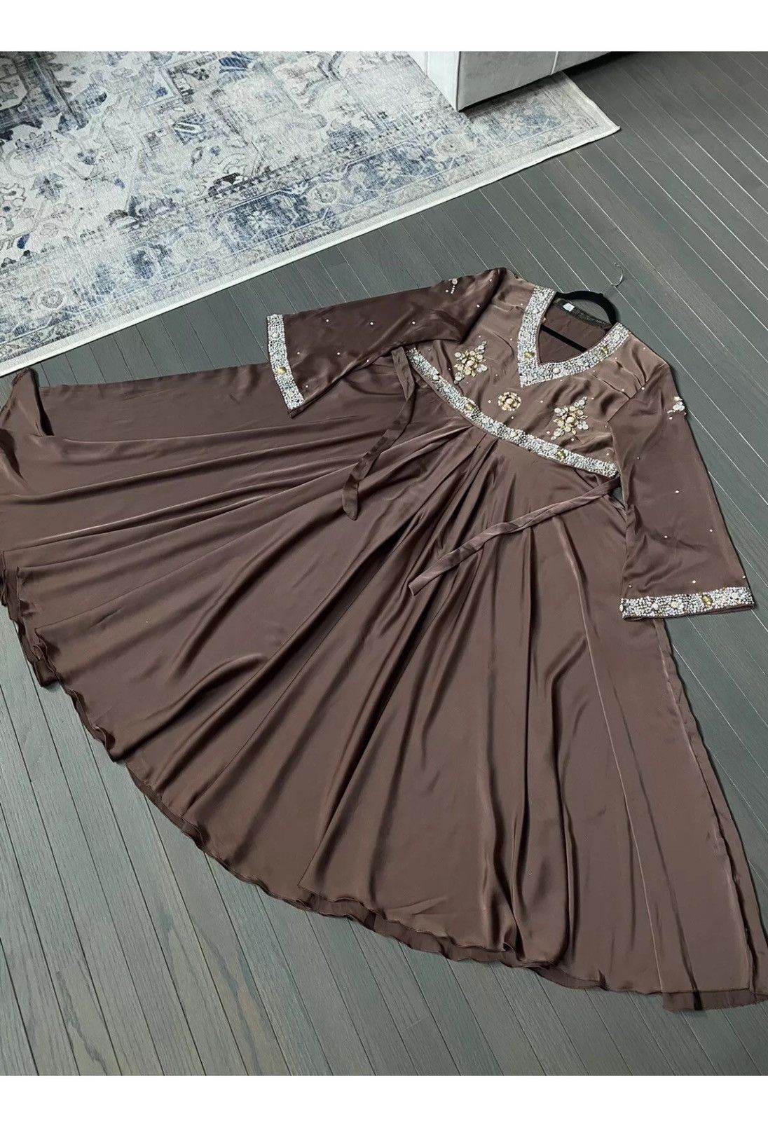 Other Gorgeous party maxi abaya/ burkha dress NWT Size L / US 10 / IT 46 - 2 Thumbnail