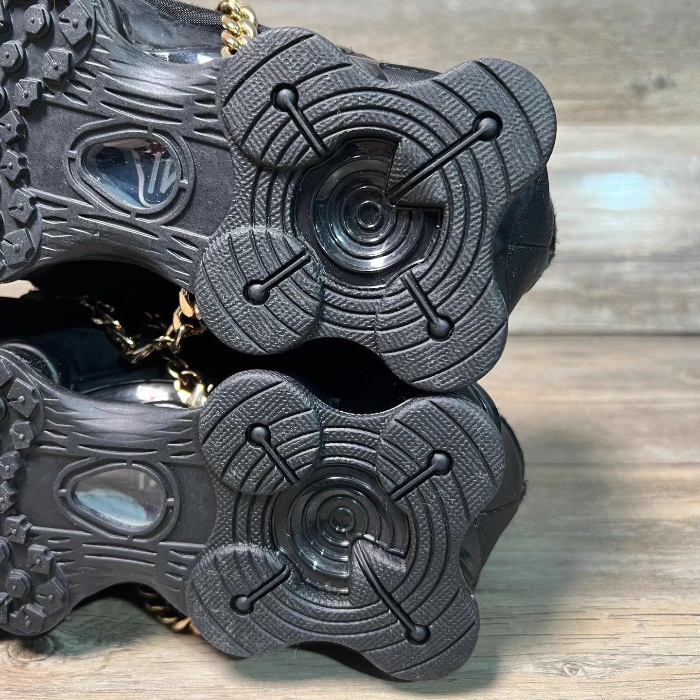 Nike Comme des Garcons Nike Shox TL Triple Black CJ0546-001 Size US 10 / EU 43 - 7 Thumbnail