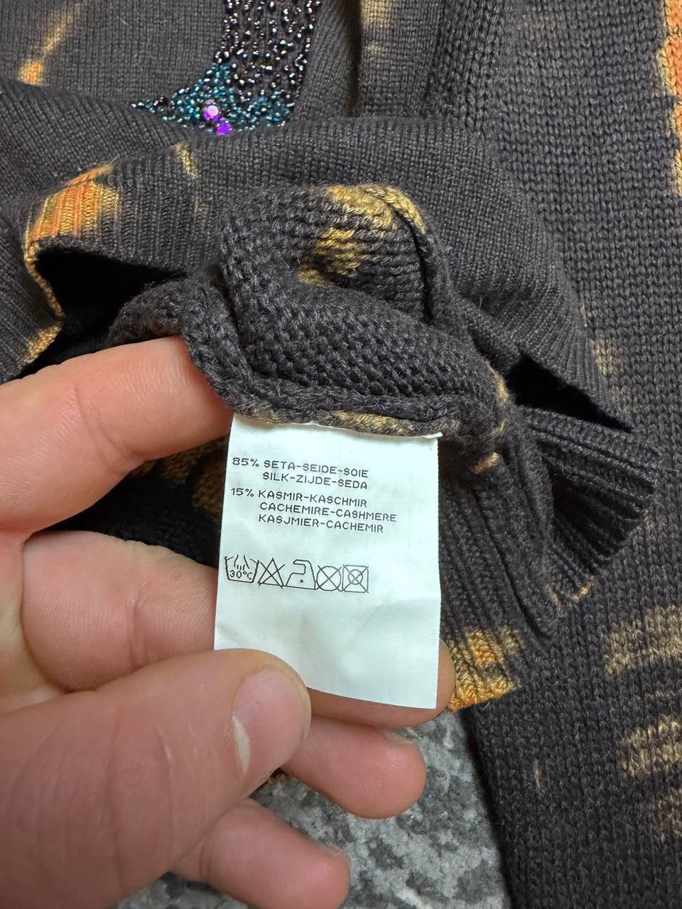 IISE Vintage y2k IPSE GAZEBO Silk Cachemire Snake Faded Art Opium Size US M / EU 48-50 / 2 - 8 Thumbnail