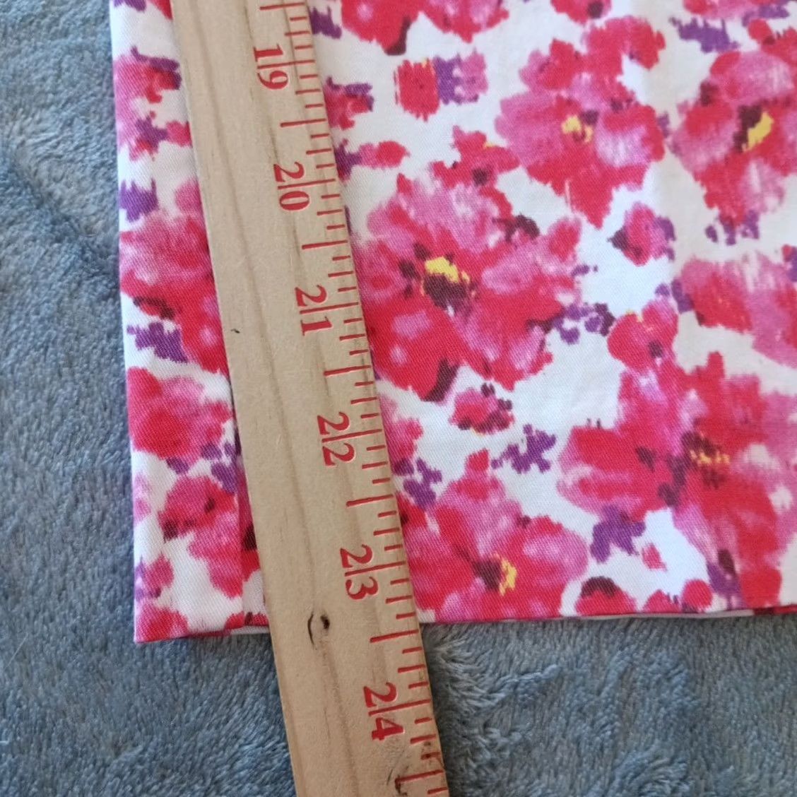 Lands' End Lands End Pants Womens Size 10 Pink Floral Cropped Mid Rise Pockets 31x23.5 Size 32" / US 10 / IT 46 - 5 Thumbnail