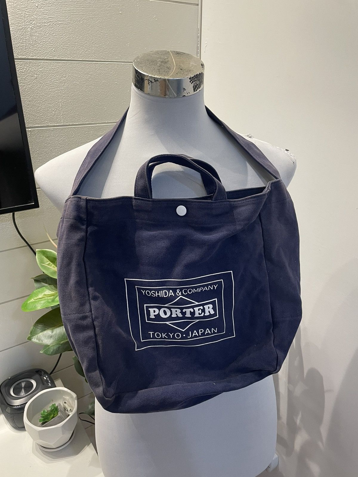 Porter Yoshida Porter Tokyo X Lower Case Blue Logo Sling Bag Size ONE SIZE - 10 Thumbnail