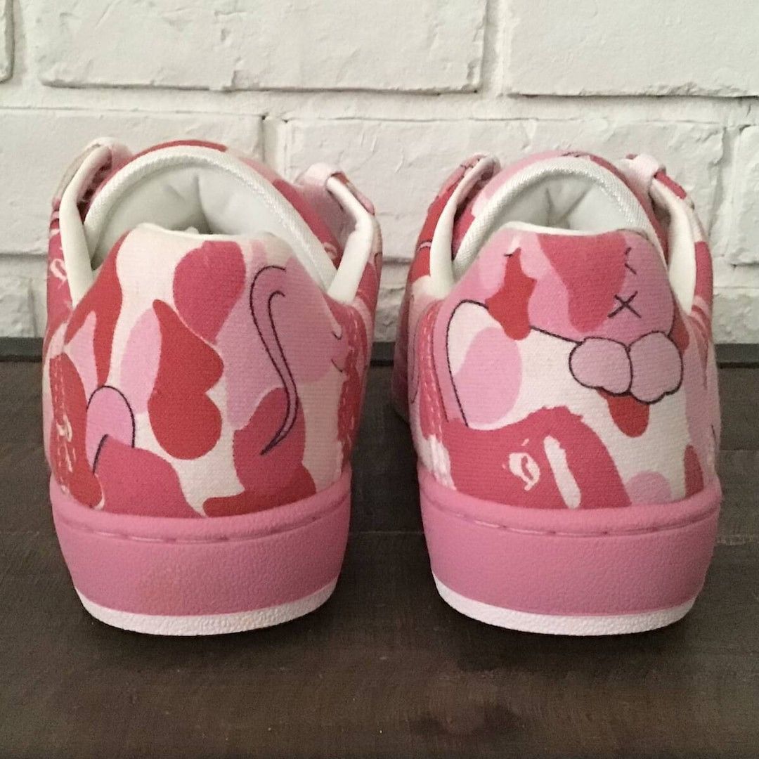 Bape × Kaws × Nigo KAWS ULTRA SKULL STA sneakers BAPE STA ABC camo Pink NIGO Size US 8.5 / EU 41-42 - 5 Thumbnail