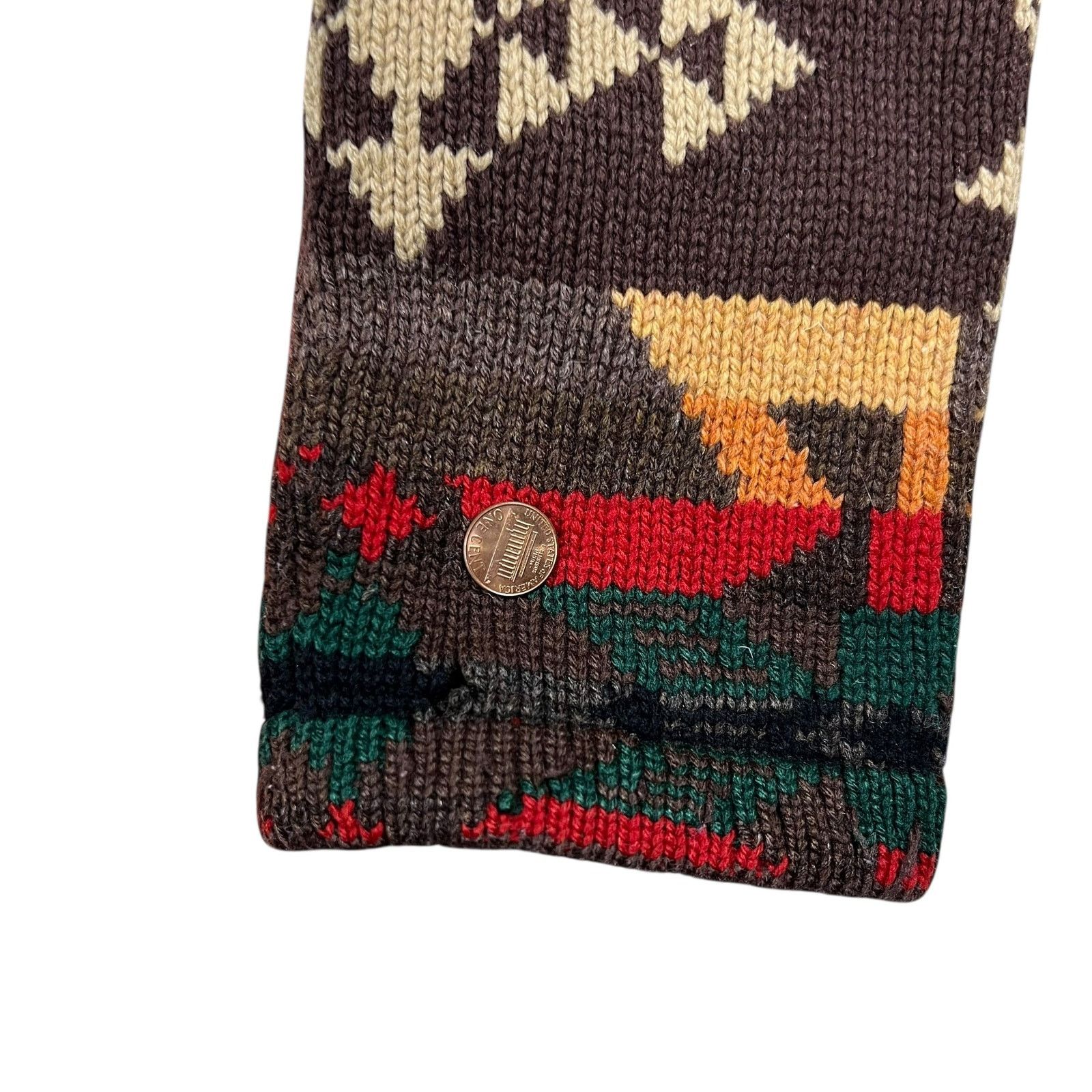 Ralph Lauren × Vintage Vintage Ralph Lauren Southwest Navajo Blanket Aztec Cardigan Size M / US 6-8 / IT 42-44 - 12 Thumbnail