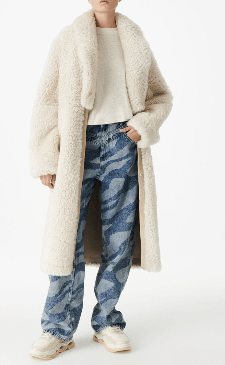 Iro Kamala Shearling Coat Size M / US 6-8 / IT 42-44 - 16 Thumbnail