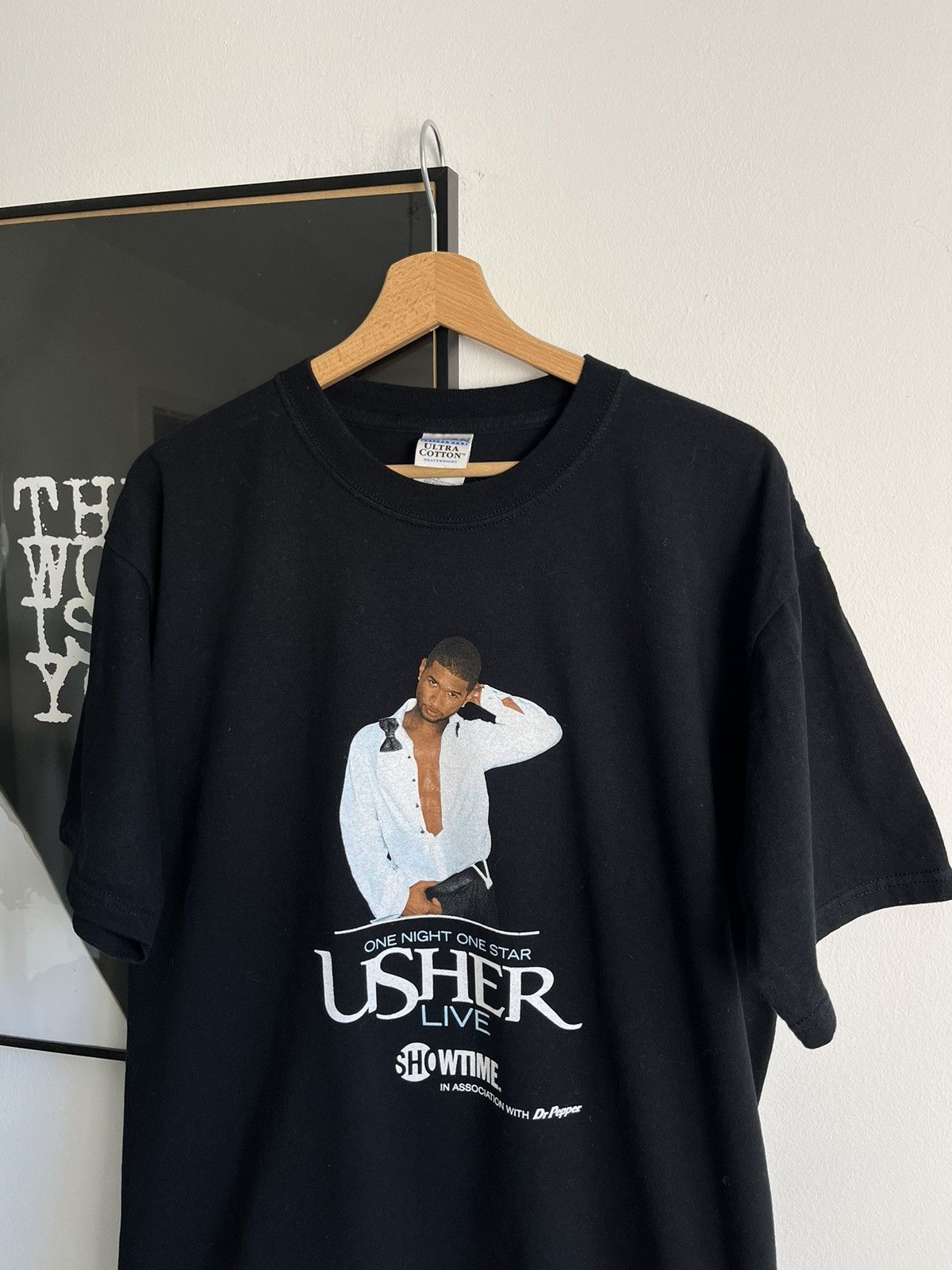Rap Tees × Vintage Vintage Usher Raptees T-shirt Size US L / EU 52-54 / 3 - 2 Thumbnail