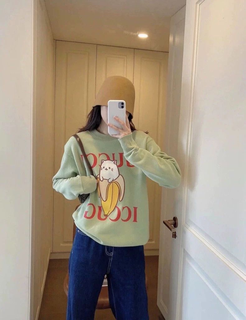 Gucci Gucci Green logo letter pattern printed round-neck cotton l Size US S / EU 44-46 / 1 - 9 Thumbnail
