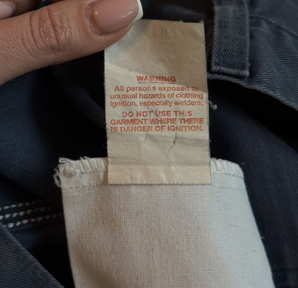 Carhartt × Carhartt Wip × Vintage Carhartt WIP 1990s vtg made in USA wide leg canvas pants Size US 29 - 7 Thumbnail