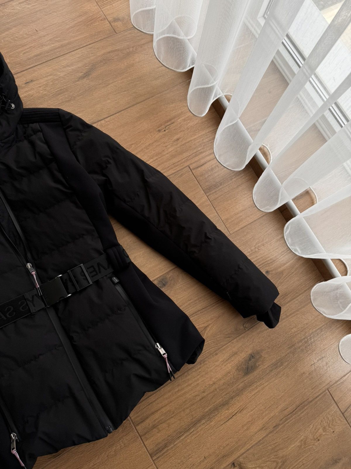 Vintage × Yves Salomon Yves Salomon Shearling Trimmed Luxury W' Black Ski Jacket Size S / US 4 / IT 40 - 5 Thumbnail