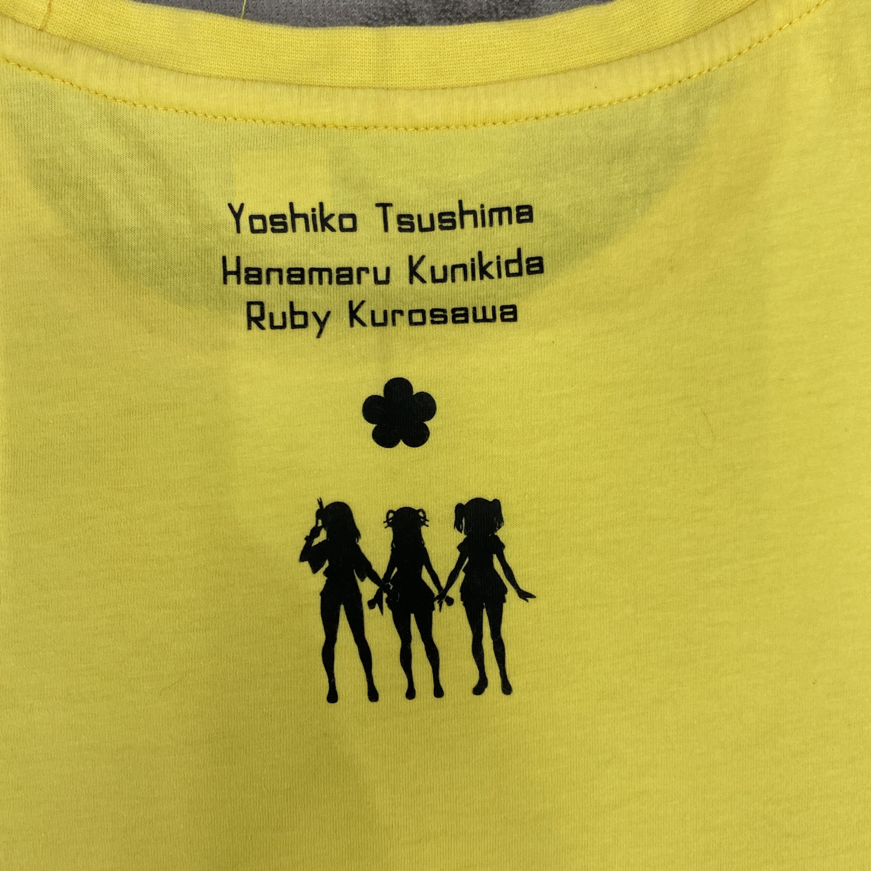 Anime Vintage Love Live Sunshine Anime Tshirt - J043 Size US M / EU 48-50 / 2 - 6 Thumbnail